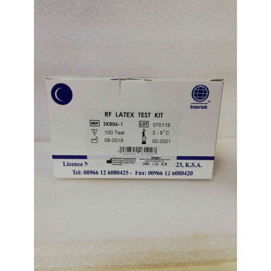 RF Latex (098100) Test Kit 100 Test