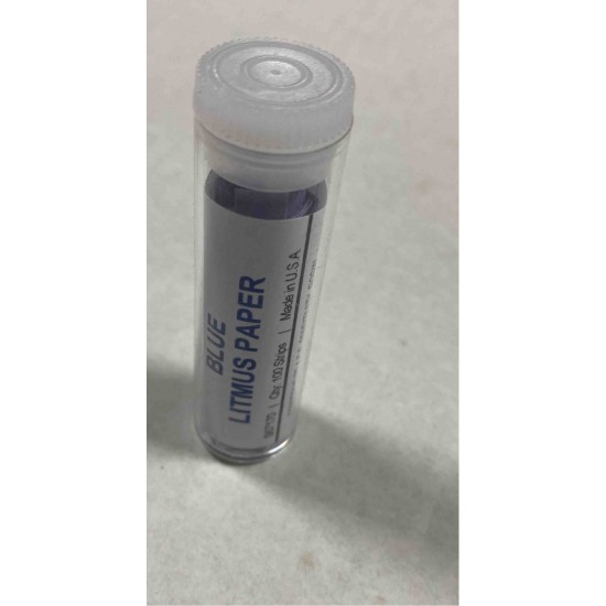 Litmus Paper blue Test Strips pk/10