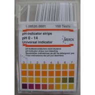 PH Indicator Strips With 3 Pads 100/Pk