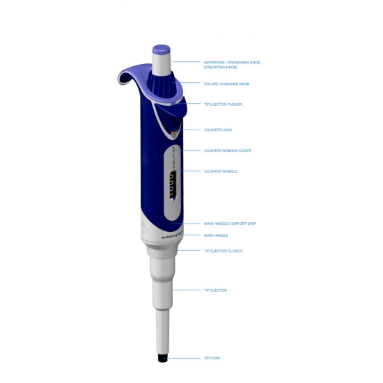 Pipette ADJ 10-100 UL MODEL EF20