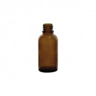 Glass Bottle Narrow Neck Amber, 20 ML