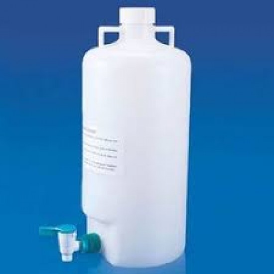 Storage Bottle Aspirator Heavy Duty Polyethylene 10L