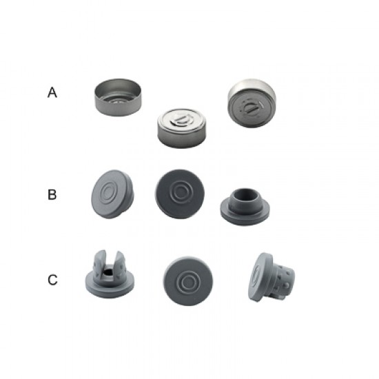 Cap And Closures For 20 Mm Crimp Cap Vials (	Aluminium)