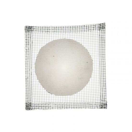 Ceramic Plate, Iron Wire With Ceramic Center, 70 MM