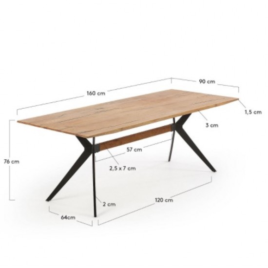 Wooden Table 2Cm X 120Cm