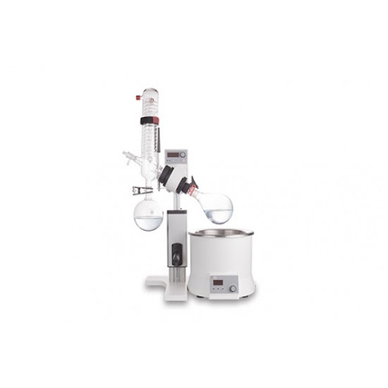 Rotary Evaporator with Set of Glassware Vertical