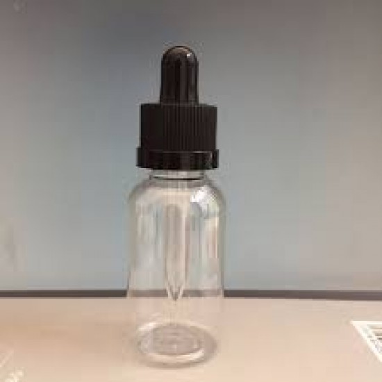 Dropping Bottle Clear 60ml with Stopper and Rubber