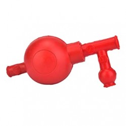 Pipette Filter Rubber Bulb Red