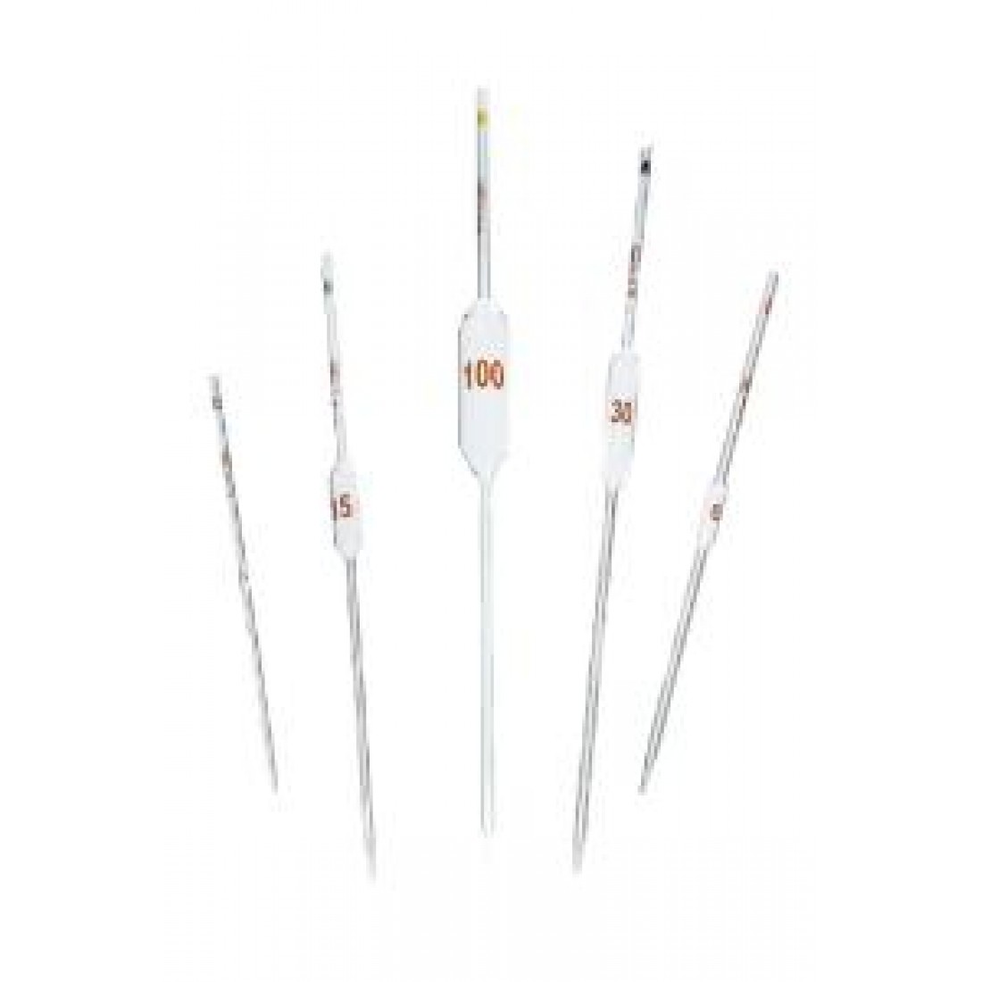 Volumetric pipette with two marks, class A, 1 ml