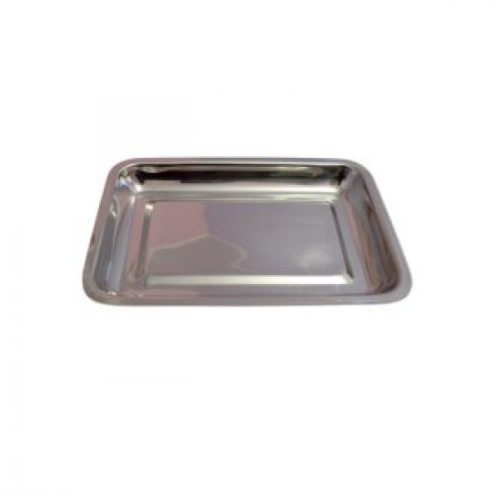 INSTRUMENTS TRAY  stainless steel 	350 x 250 x 50 mm