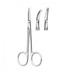 Iris Operating Scissor Length = 11.5 cm / 4-1/2" Iris Operating Scissor Length = 11.5 cm / 4-1/2"