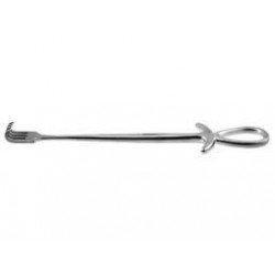 Murphy Retractor Length = 19 cm / 7-1/2", Sharp, 4 Prong