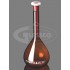 Amber Volumetric Flask, Class-A, With PE Stopper (1 L)