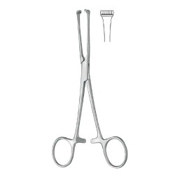 Artery Traction and Grasping Forceps ALLIS 5x6 teeth 155 mm
