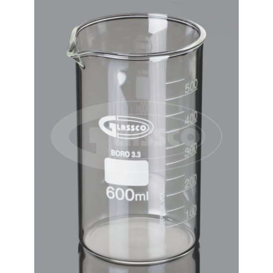 Beakers, Tall form with Spout (400ml)