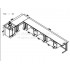 Wall bench 2680+5500X750X90MM