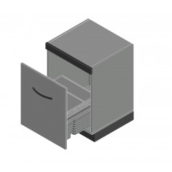 Laboratory Waste bin cabinet (500X550X870MM)