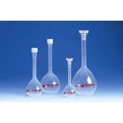 VOLUMETRIC FLASK CLASS A 100ML BLUE PRINTING 14/23