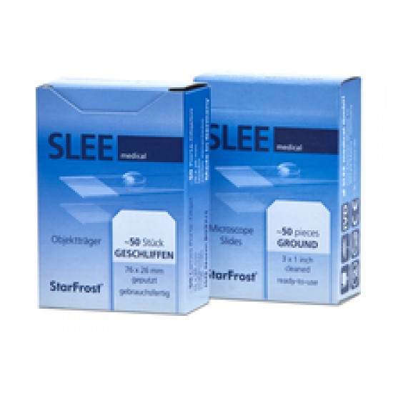 StarFrost Slides 26 x 76 x 1.0 mm, ground edges 90°,