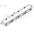 Wall bench 6500*800*400mm