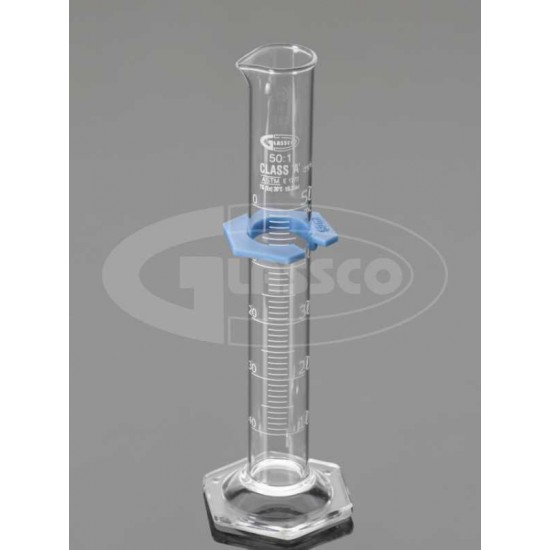 Measuring Cylinder Graduated Class B, Hex Base 250ML