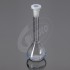 Volumetric Flasks, Clear Glass, Class-B, With PE Stopper, ISO 14/23