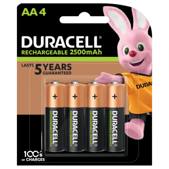 Rechargeable AA4 Batteries 2500MAH