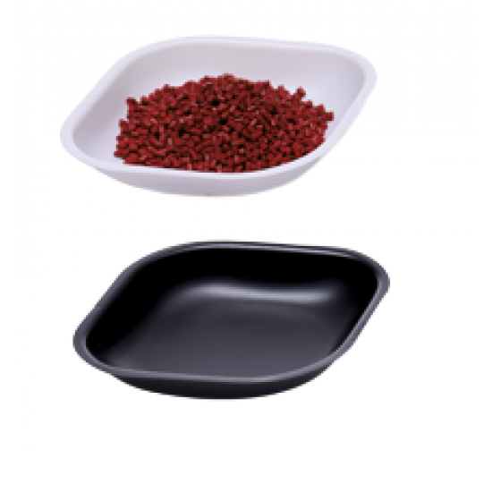 Weighing Dishes (Boats)-P.S-Diamond Form-White-100 Ml , PK/100