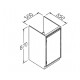 Base Cabinets Sink right 500X550X870mm