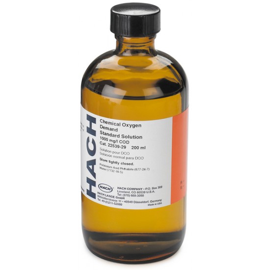 COD Standard Solution, 1000 mg/L as COD (NIST), 200 mL