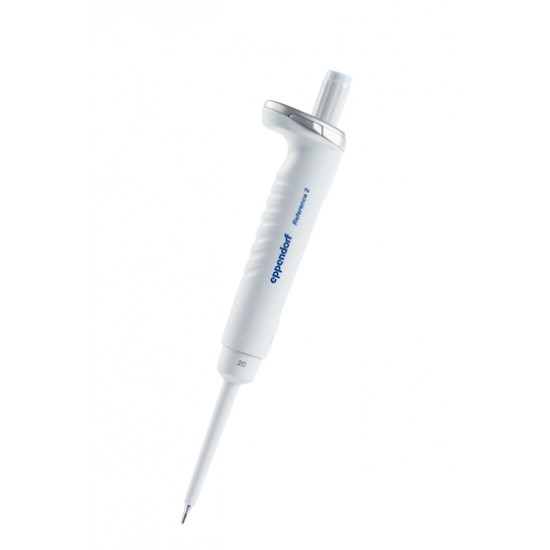 Reference 2 Pipette, Adjustable, 2-20 UL, Light Grey