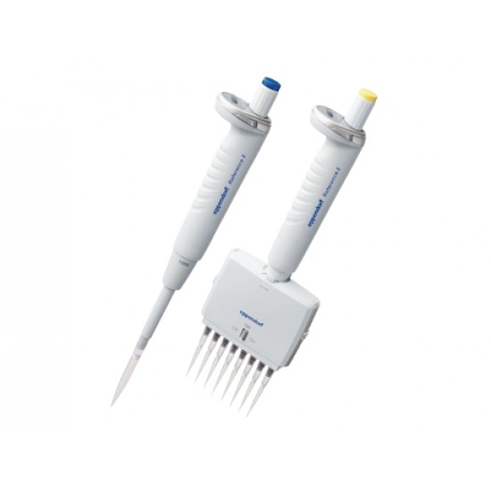 Reference 2 Pipette, Adjustable, 2-20 UL, Light Grey