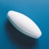 Magnetic stirring bars, elliptical, PTFE,L 15 mm, Diam. 6 mm