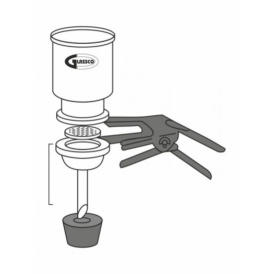 Glass Base & Cap, 47 mm