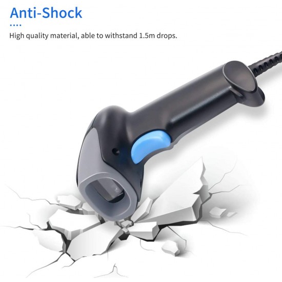 Handheld Barcode Scanner 1D 2D QR Code Scanner 2.4G
