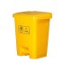 Dustbin With Biohazards Signage