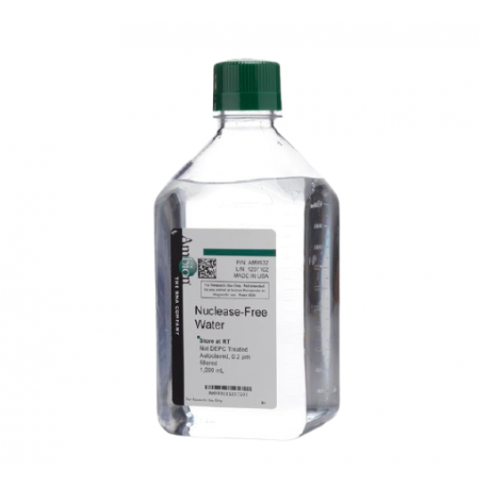 Water, Nuclease-free, Molecular Biology Grade, 100 ML