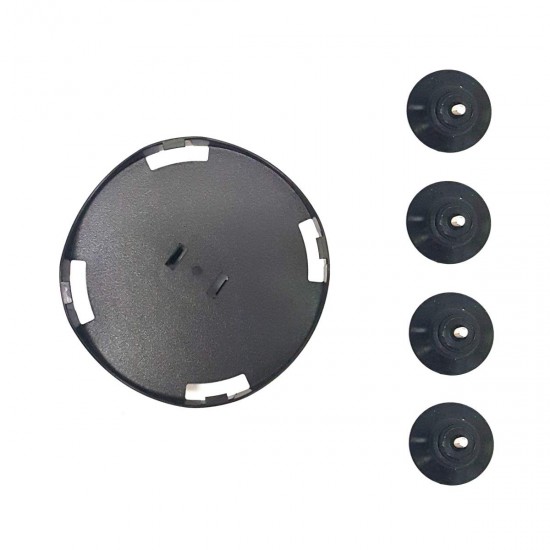 Universal top plate and vacuum suction foot package