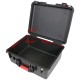 Black Plastic Equipment Case With Foam Insert Black Plastic Equipment Case With Foam Insert