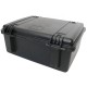 Black Plastic Equipment Case With Foam Insert Black Plastic Equipment Case With Foam Insert