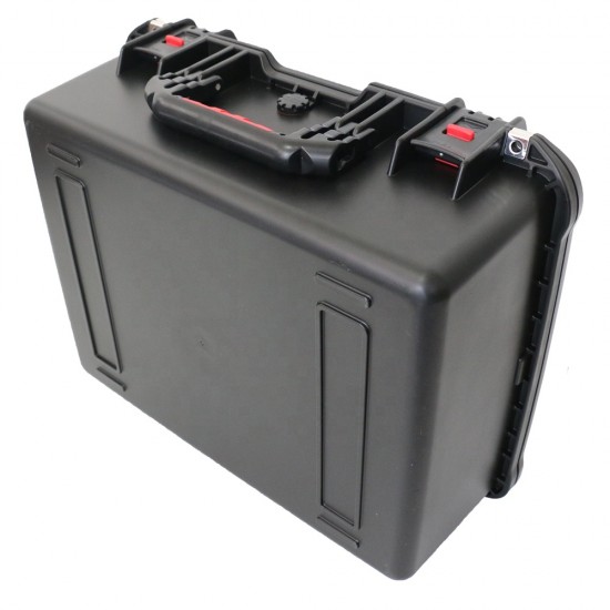 Black Plastic Equipment Case With Foam Insert Black Plastic Equipment Case With Foam Insert