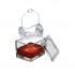 Glass 20-Slide Staining Dish with Removable Rack