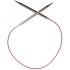 Red Lace Circular 24-Inch (60-Centimeter) Stainless Steel Knitting Needle, Size US 1.5