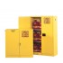 Safety Cabinets, Flammables, 2 Door, Manual, Lever, 1 Shelf, 44' X 43' X 18', 30 Gal