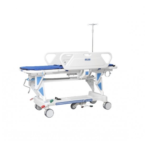 SKB041-1  HEIGHT ADJUSTABLE PATIENT TROLLEY