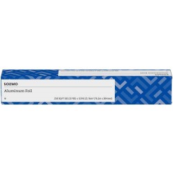 Solimo Aluminum Foil, 250 Sq Ft, Pack of 1