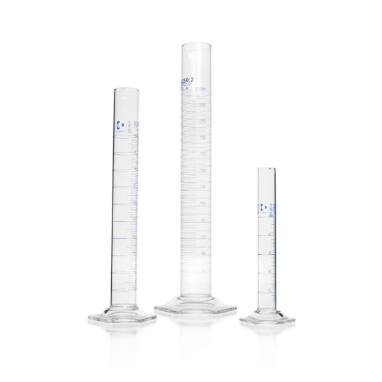 Measuring Cylinder with Hexagonal Base, Class A, 10 ML