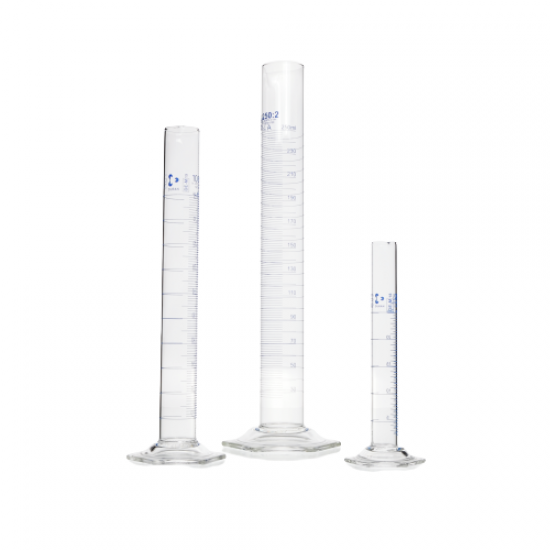Measuring Cylinder with Hexagonal Base, Class A, 2000 mL