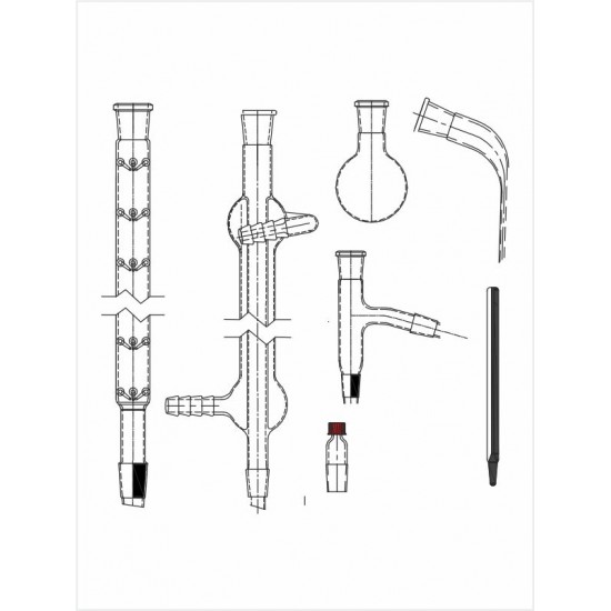 Fractional Distillation Equipment With Vigreux Column Fractional Distillation Equipment With Vigreux Column