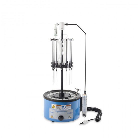 N-EVAP 12 Position Blowdown Nitrogen Evaporator with Water Bath, 240V N-EVAP 12 Position Blowdown Nitrogen Evaporator with Water Bath, 240V